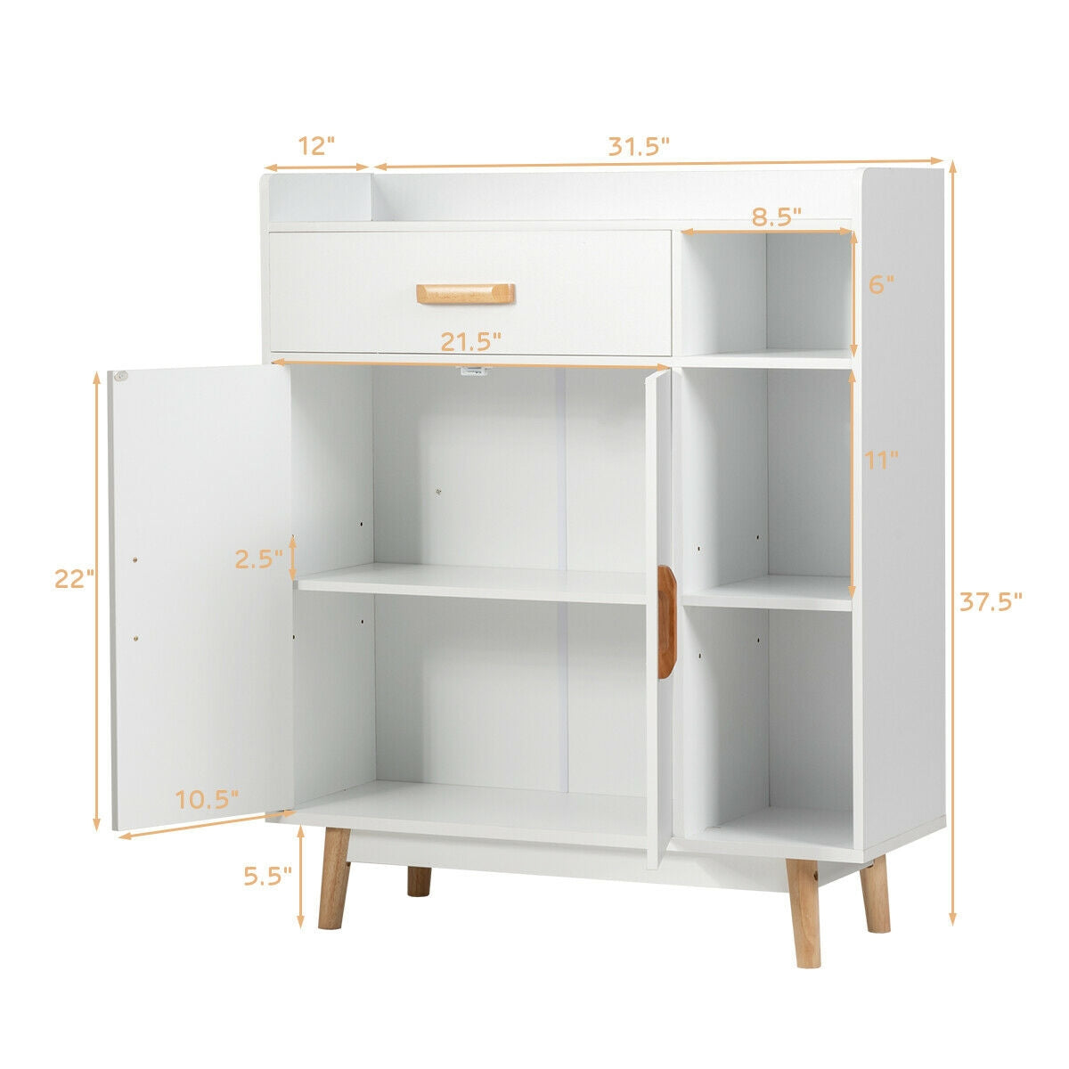 Freestanding Storage Cabinet