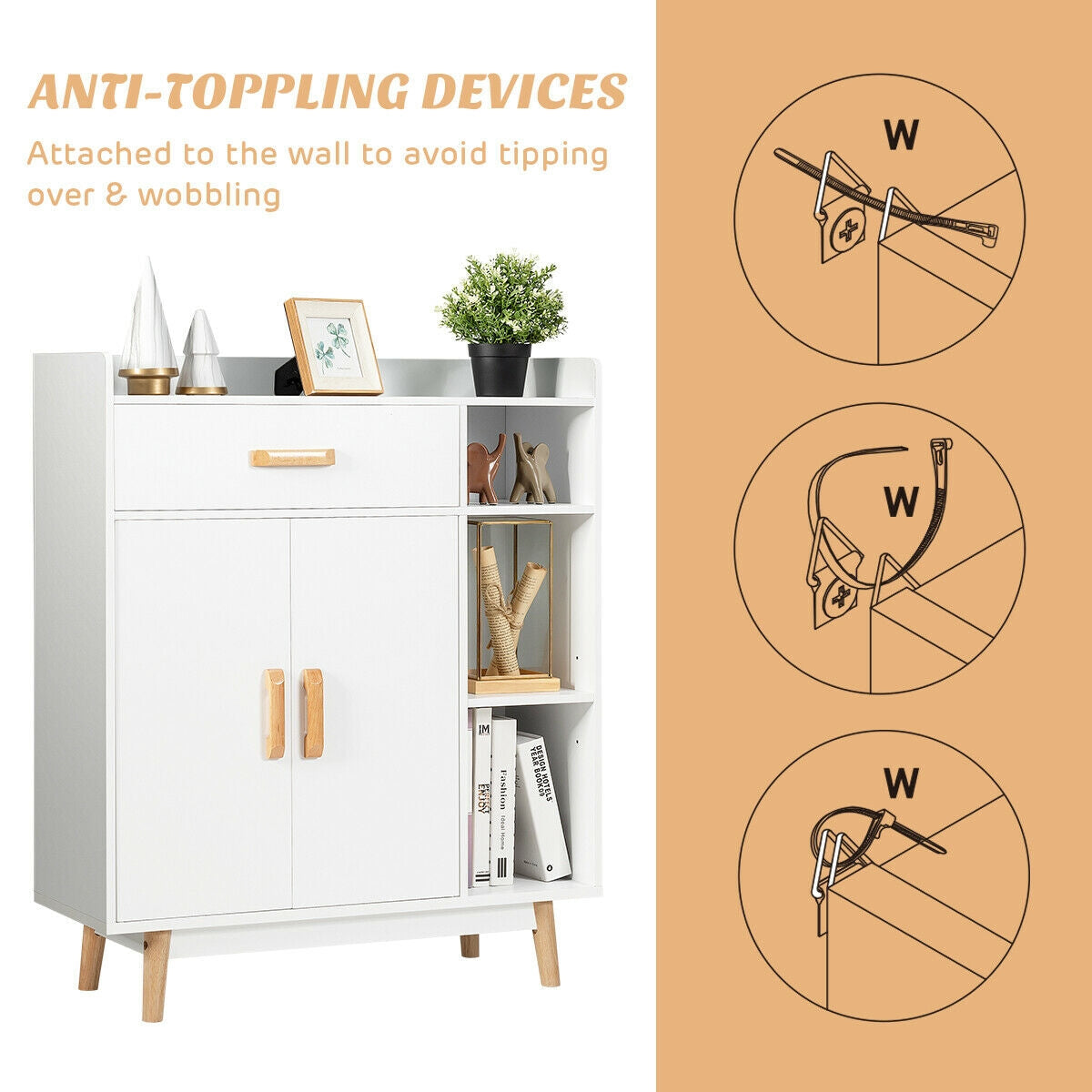 Freestanding Storage Cabinet