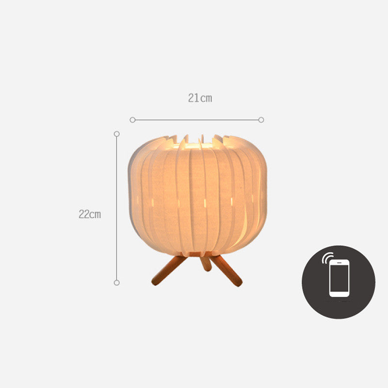 Pleated Smart Bedside Lamp