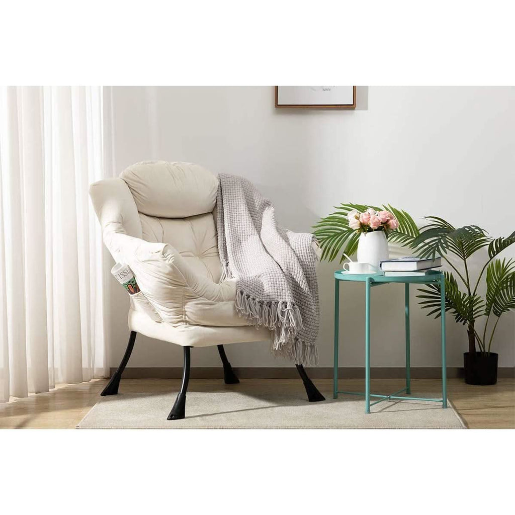 Lounge Chair with Pocket — Beige