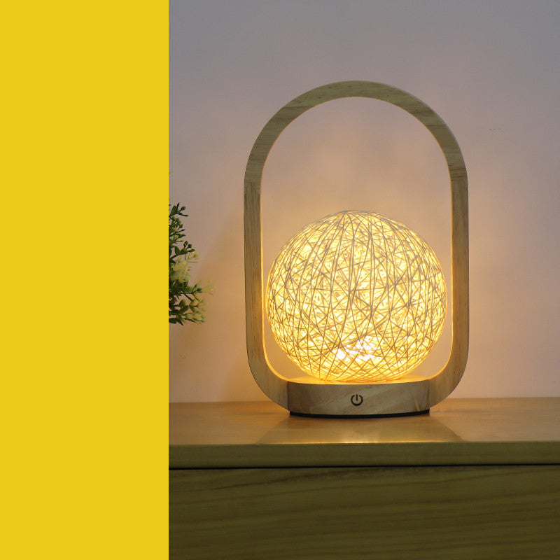 Dimmable Glass Bedside Lamp
