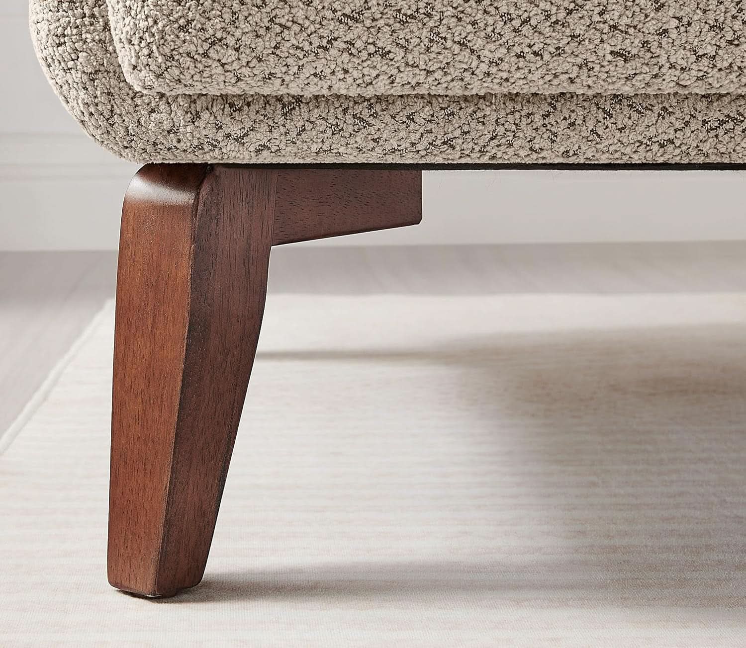 Oversized Upholstered Accent Chair — Camel