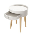 Storage Nightstand — White