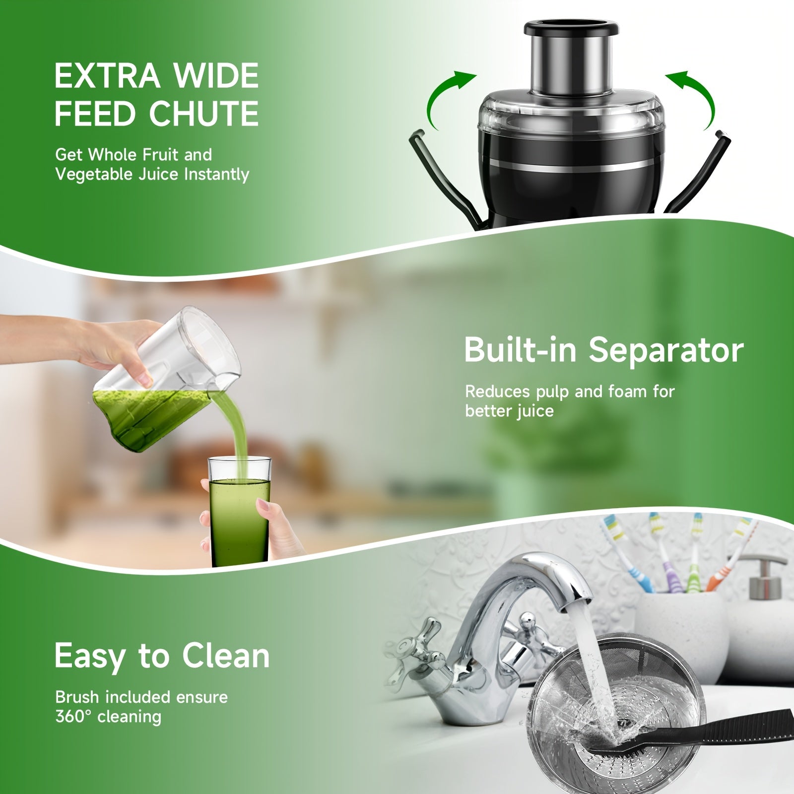 Wide Mouth Centrifugal Juicer