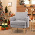 Sherpa Accent Chair — Grey