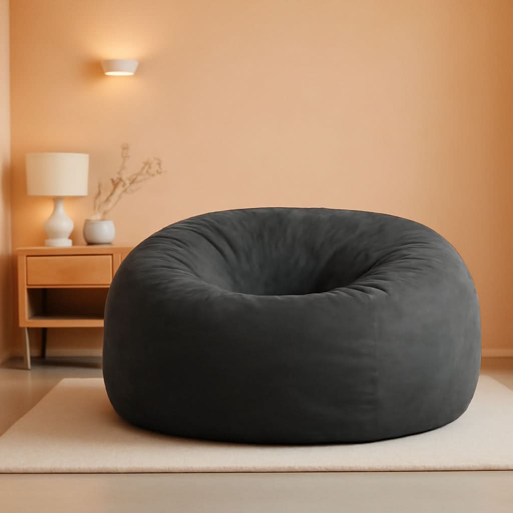Memory Foam Bean Bag — Charcoal