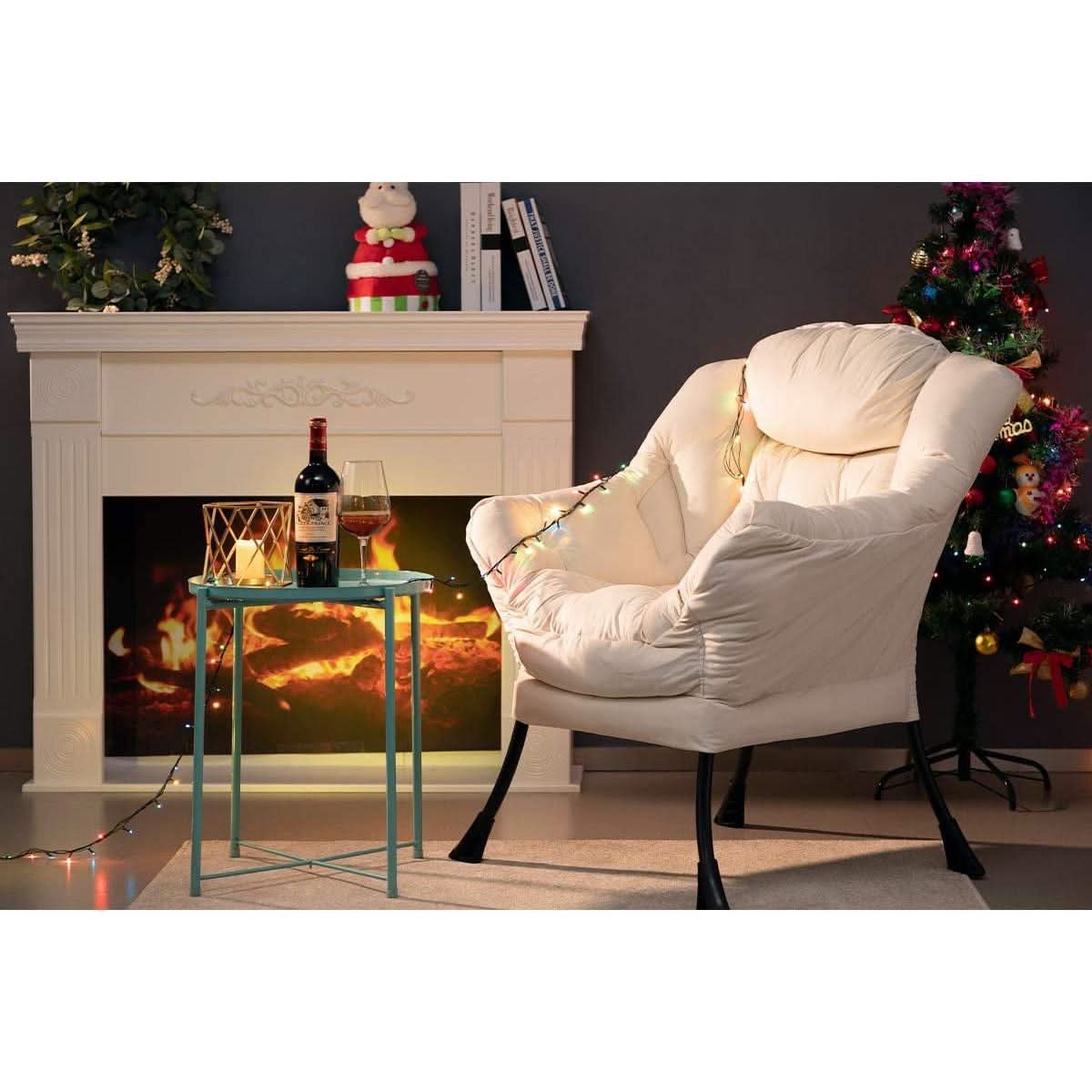 Lounge Chair with Pocket — Beige