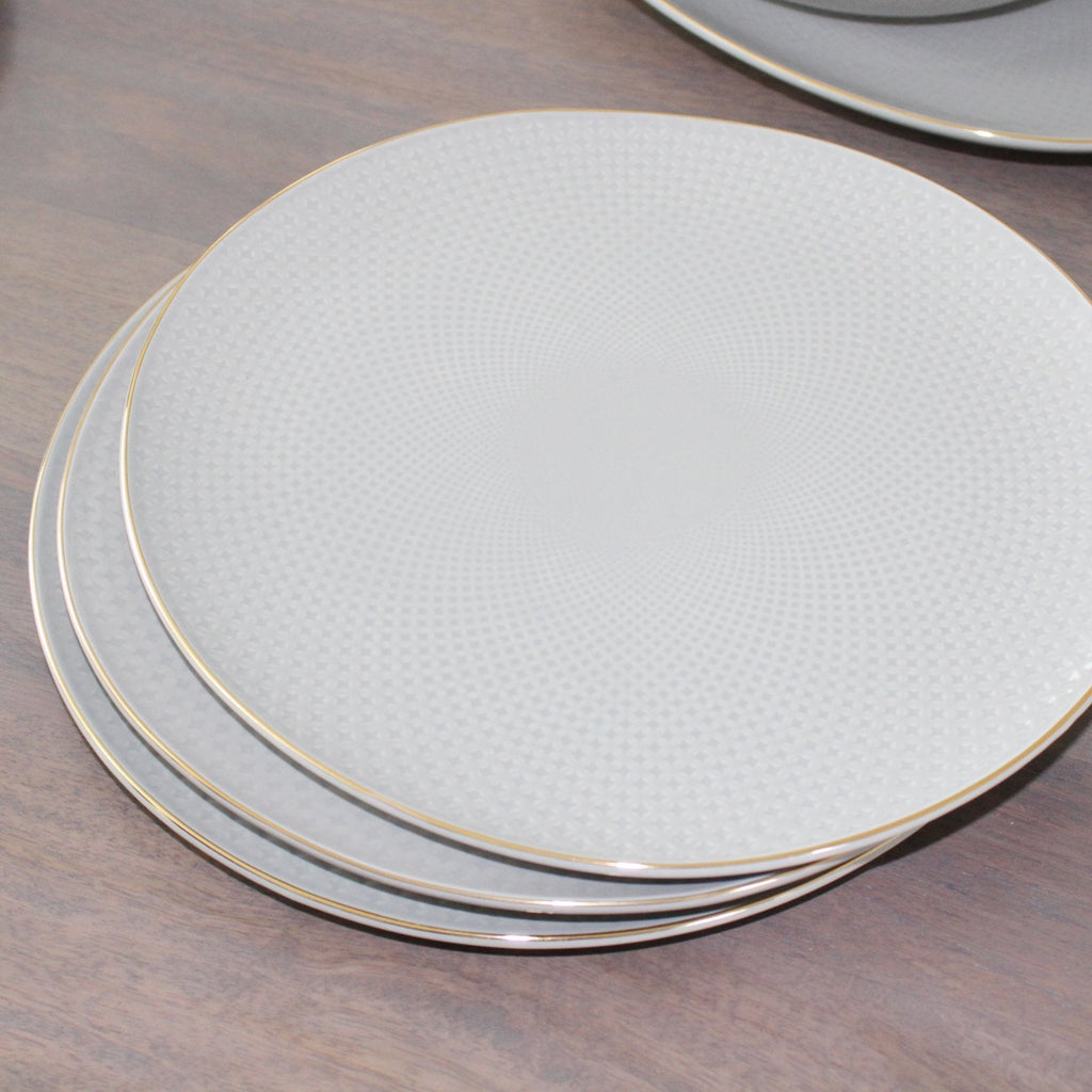 Camille Bone China Set — French Gray