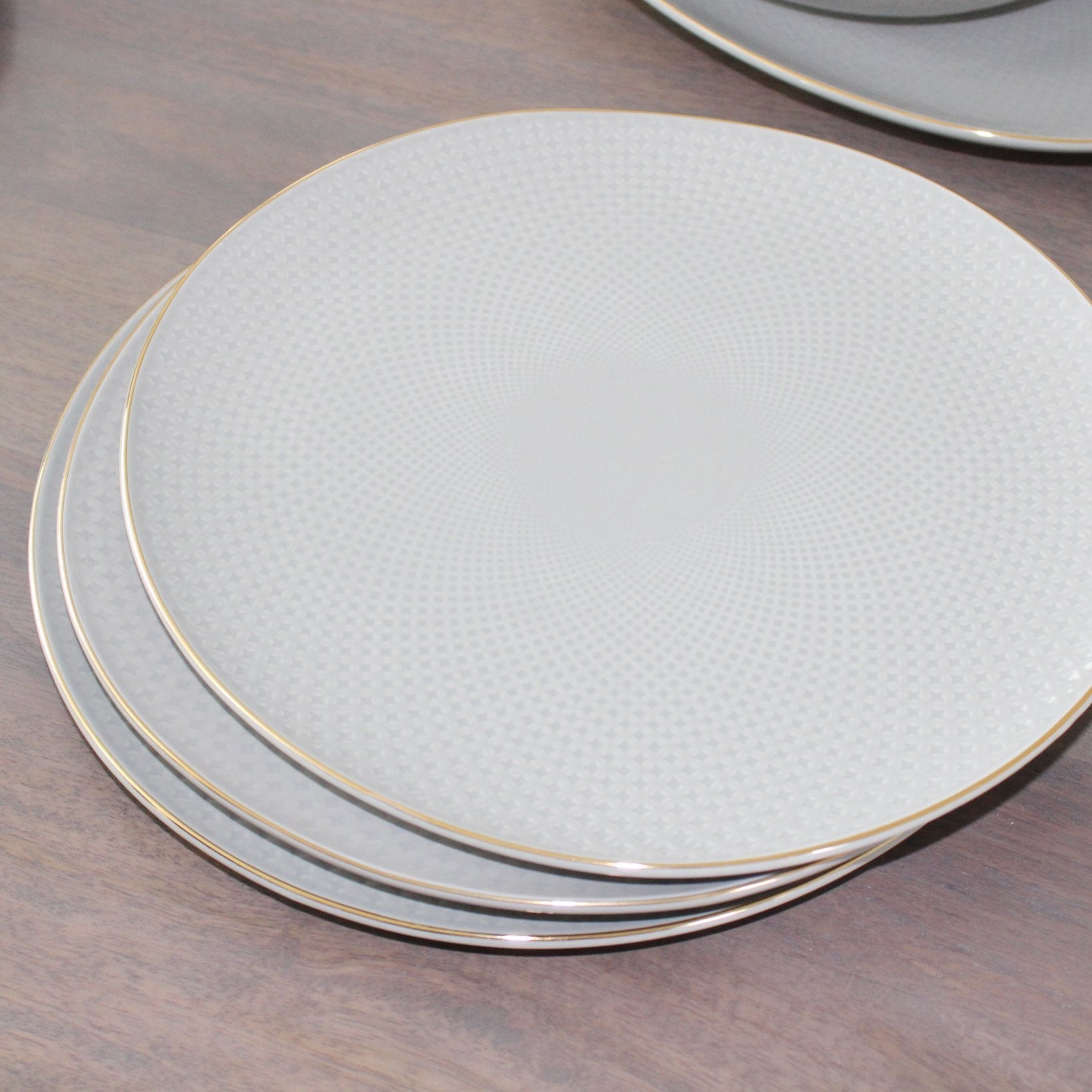 Camille Bone China Set — French Gray