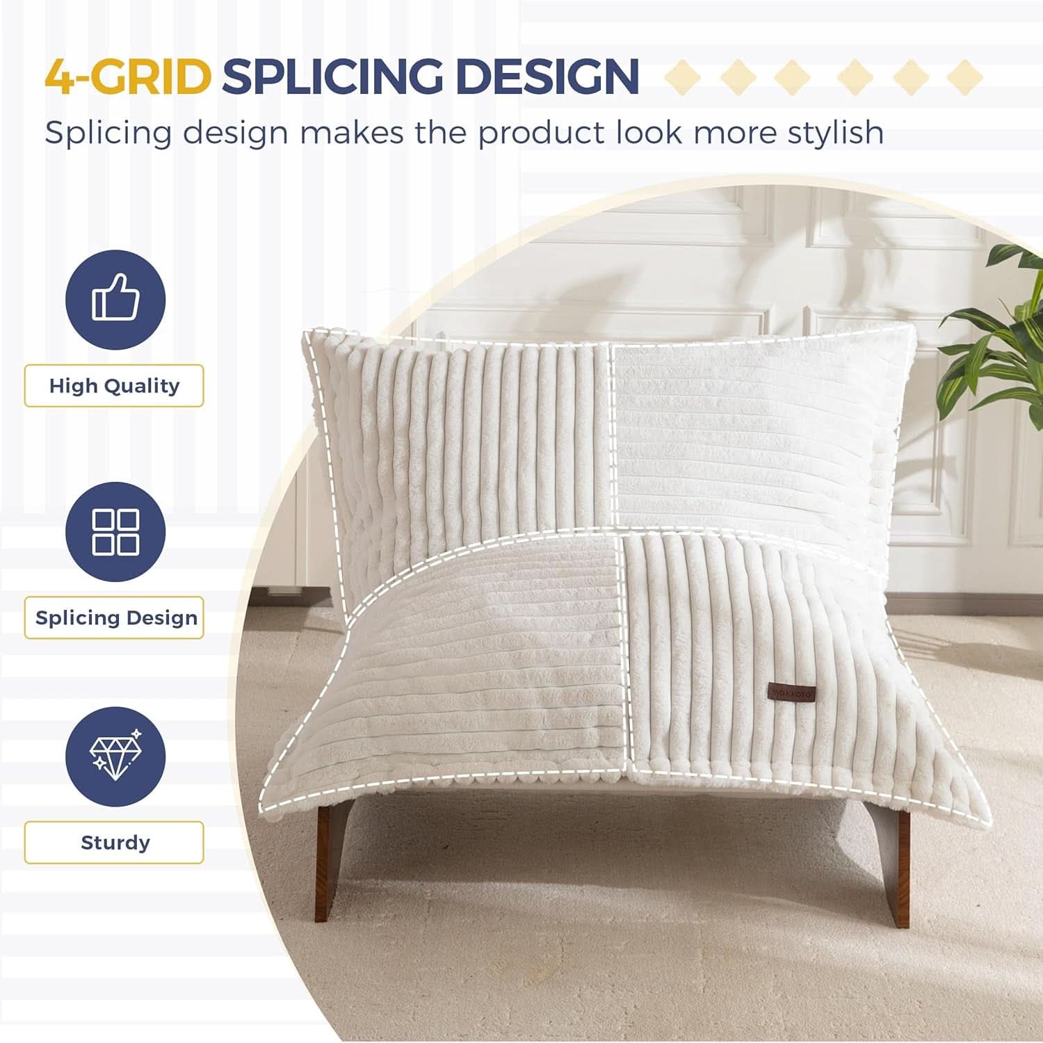 Adjustable Upholstered Chair — Beige
