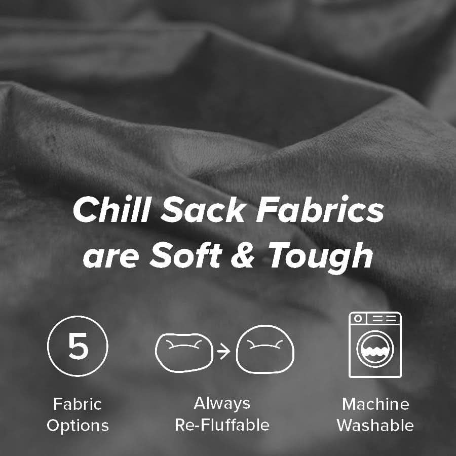 Memory Foam Bean Bag — Charcoal