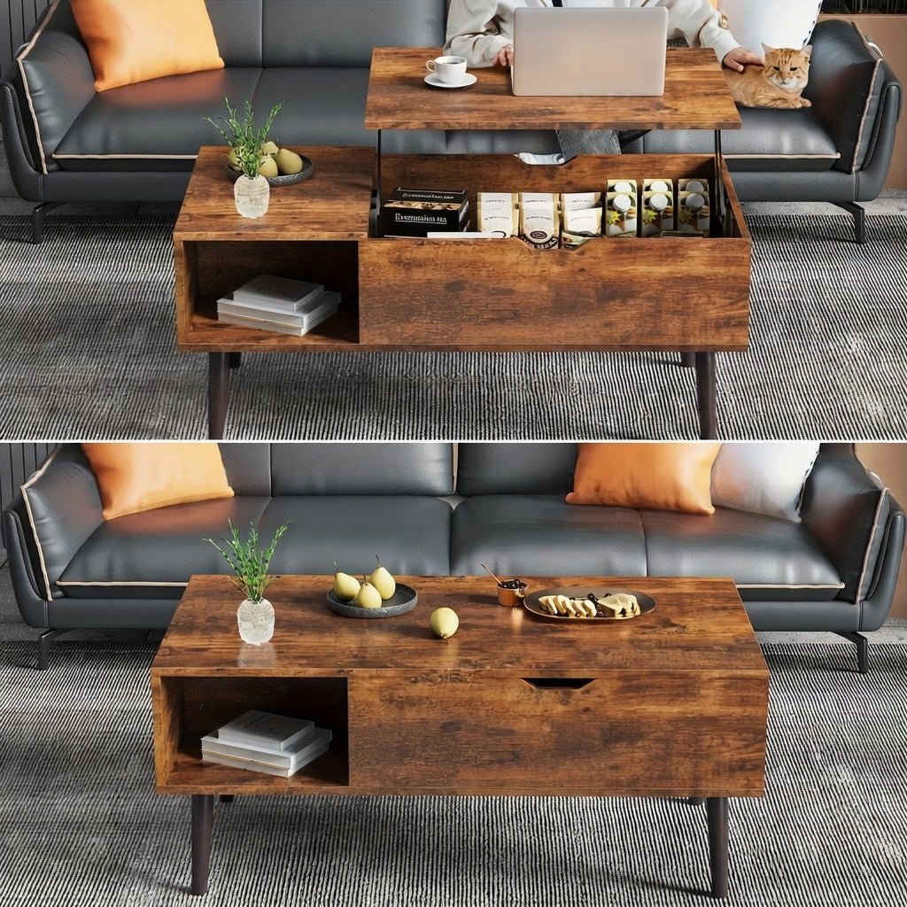 Lift-Top Storage Coffee Table