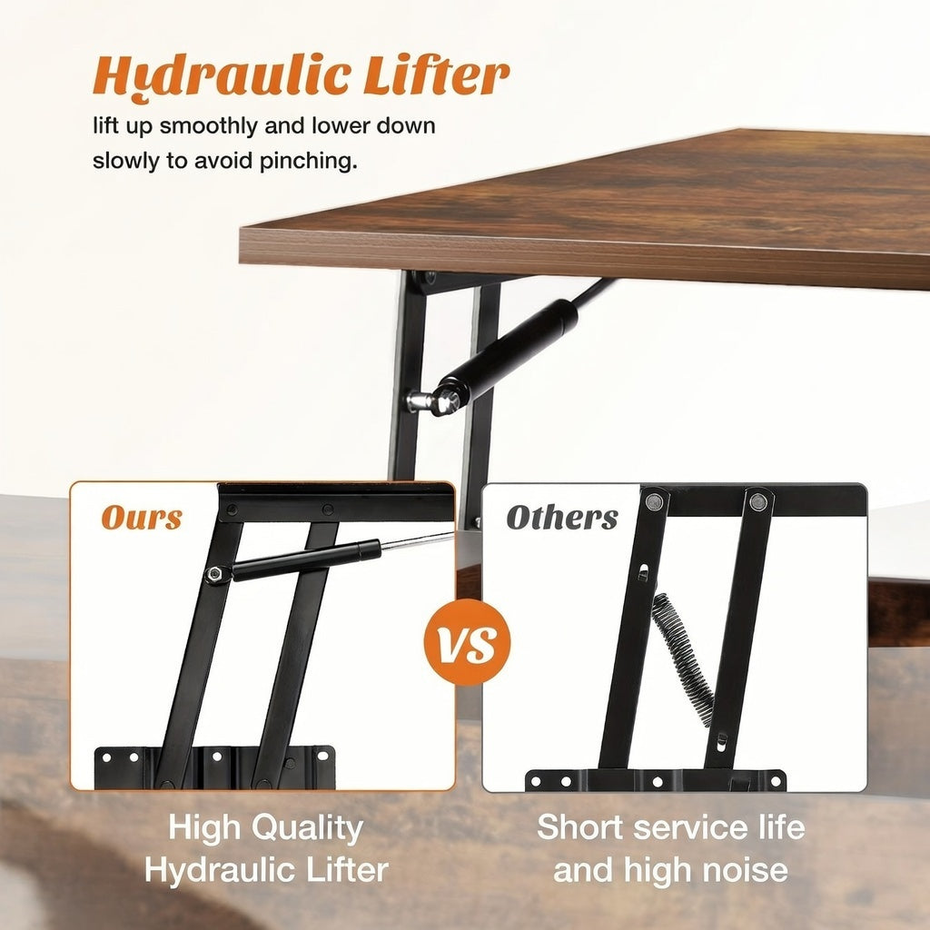 Lift-Top Storage Coffee Table